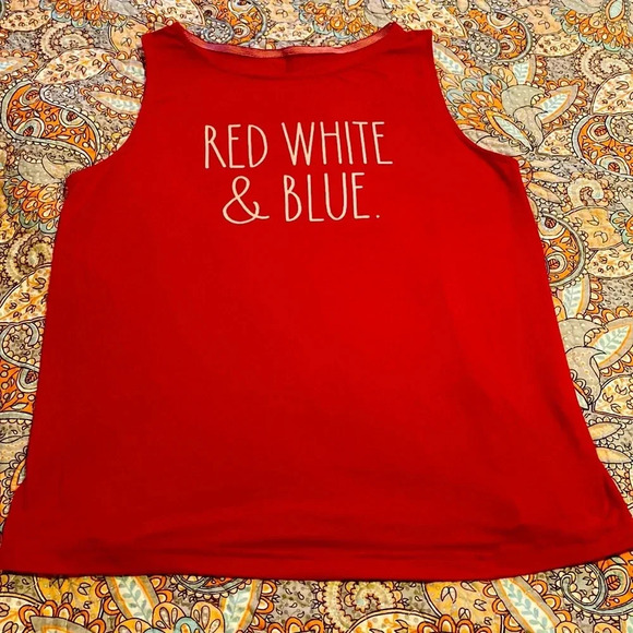 Red, White and Blue Rae Dunn Tank - Picture 1 of 5